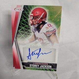 Storey Jackson 2022 Sage ' Autograph ' Insert #A-SJ
